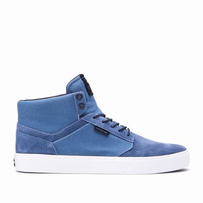 Férfi Supra YOREK HIGH Magasszárú Cipő HU603192 Kék